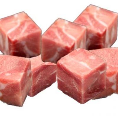 Red turkey meat cubes, 2 kg